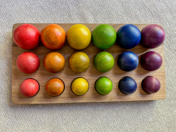 18 Wooden Ball Set