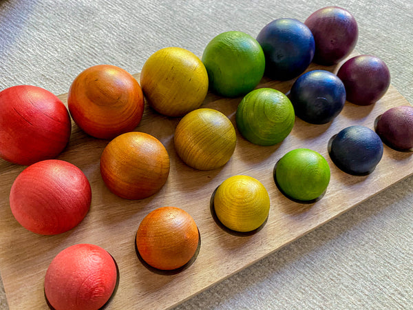 18 Wooden Ball Set