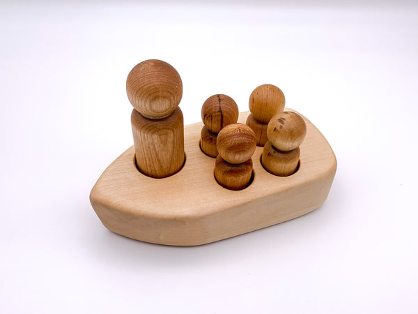 Wooden Boat & Pegs