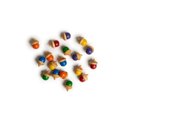 Wooden Acorn Loose Parts Play