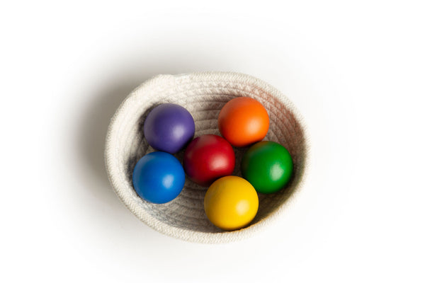 Wooden Ball & Bowl Set