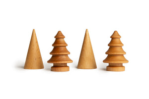 Natural Wooden Tree Set